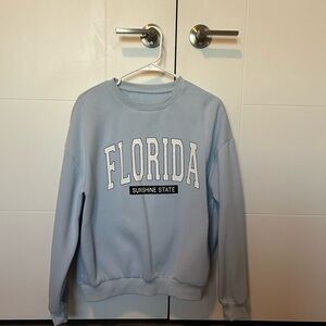 Light Blue Florida Sunshine State Women's Sweatshirt
